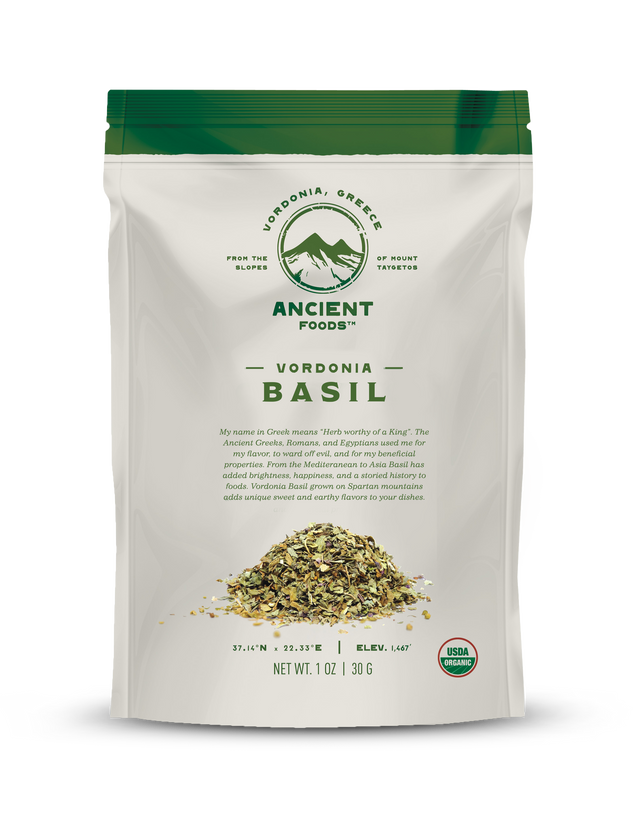 Organic Basil Herb, Vordonia Greece Organic Basil Herb, Vordonia Greece